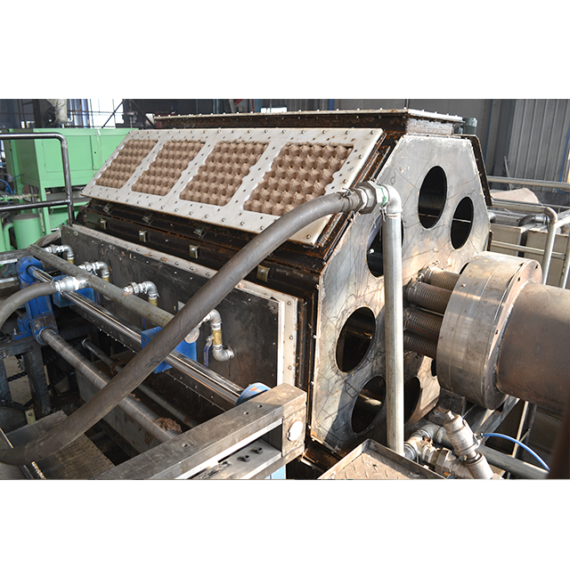 Rotary 4+8 Molds Paper Pulp Molding Egg Tray Production Line